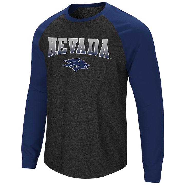 Men's Nevada Wolf Pack Hybrid Ii Tee, Size: Xxl, Med Grey