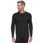 Men's Dickies Flex Performance Base Layer Tee, Size: Medium, Black