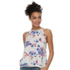 Juniors' Mudd&reg; High Neck Tank, Teens, Size: Xl, White