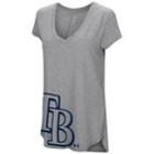 Women's Under Armour Tampa Bay Rays Pride Hem Graphic Tee, Size: Small, Med Grey