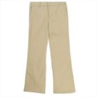 Girls 4-20 & Plus Size French Toast School Uniform Bootcut Pants, Girl's, Size: 10, Beig/green (beig/khaki)
