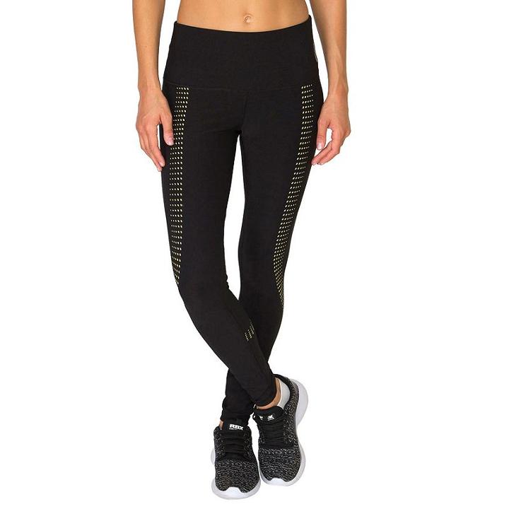 Women's Rbx Reflective Leggings, Size: Medium, Green