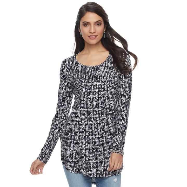 Women's Apt. 9&reg; Essential Tunic, Size: Medium, Lt Purple