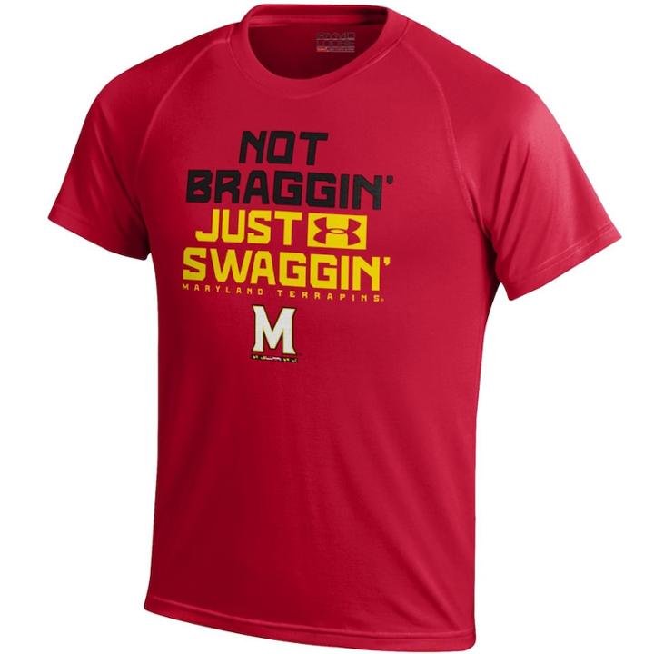 Boys 8-20 Under Armour Maryland Terrapins Tech Tee, Size: Xl 18-20, Red