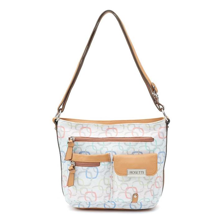 Rosetti This 'n That Geometric Crossbody Bag, Women's, White Oth