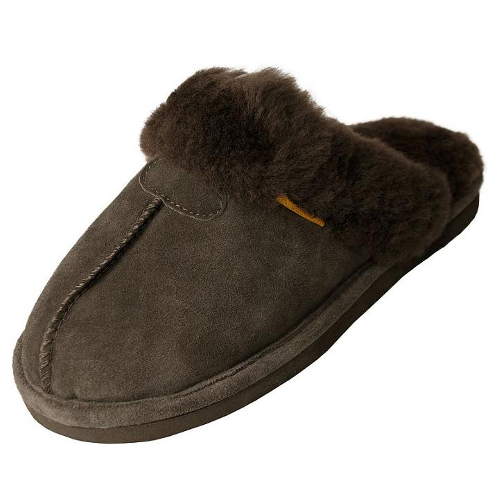 Brumby Women's Clog Slippers, Girl's, Size: Medium (9), Brown