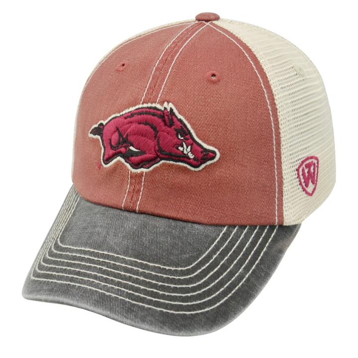 Adult Top Of The World Arkansas Razorbacks Offroad Cap, Men's, Med Red