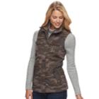 Women's Sonoma Goods For Life&trade; Sherpa Utility Vest, Size: Large, Dark Green