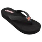 Women's Auburn Tigers Venice Beach Flip-flops, Size: 7, Black