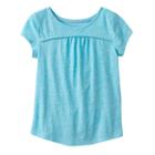 Girls 4-10 Jumping Beans&reg; Solid Pom-pom Tee, Girl's, Size: 10, Turquoise/blue (turq/aqua)