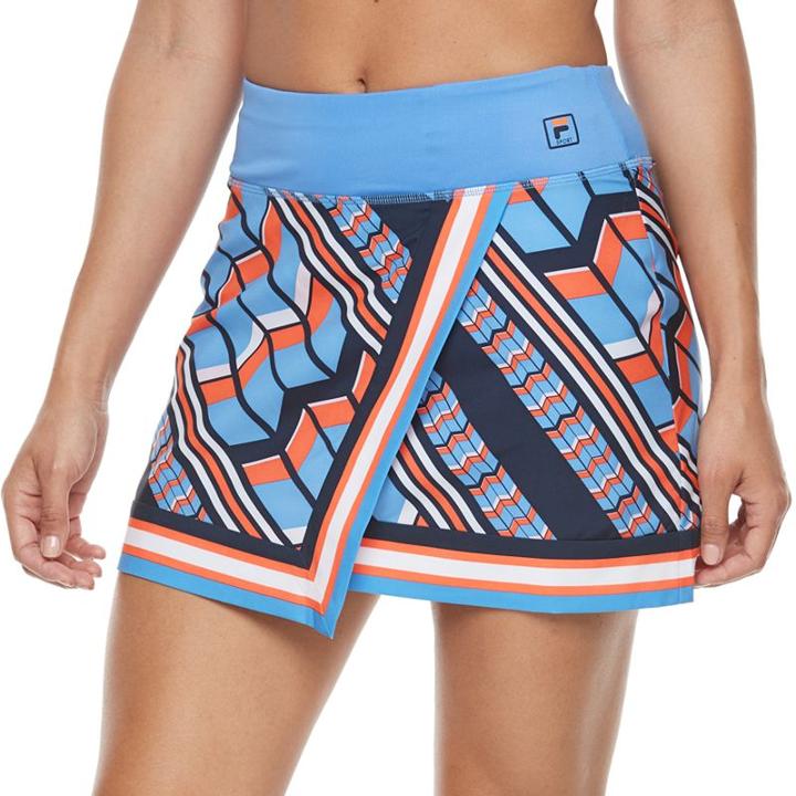 Women's Fila Sport&reg; Asymmetrical Golf Skort, Size: Xl, Blue (navy)