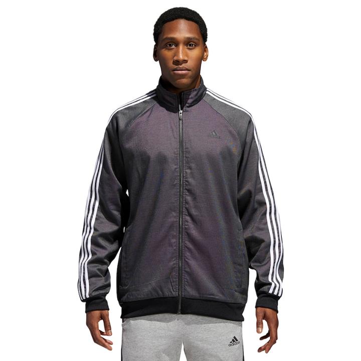 Men's Adidas Woven Jacket, Size: Small, Black