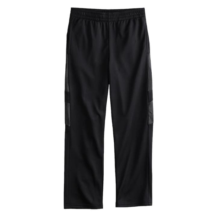 Husky Boys 8-20 Tek Gear Tricot Pants, Size: L Husky, Black