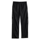 Husky Boys 8-20 Tek Gear Tricot Pants, Size: L Husky, Black