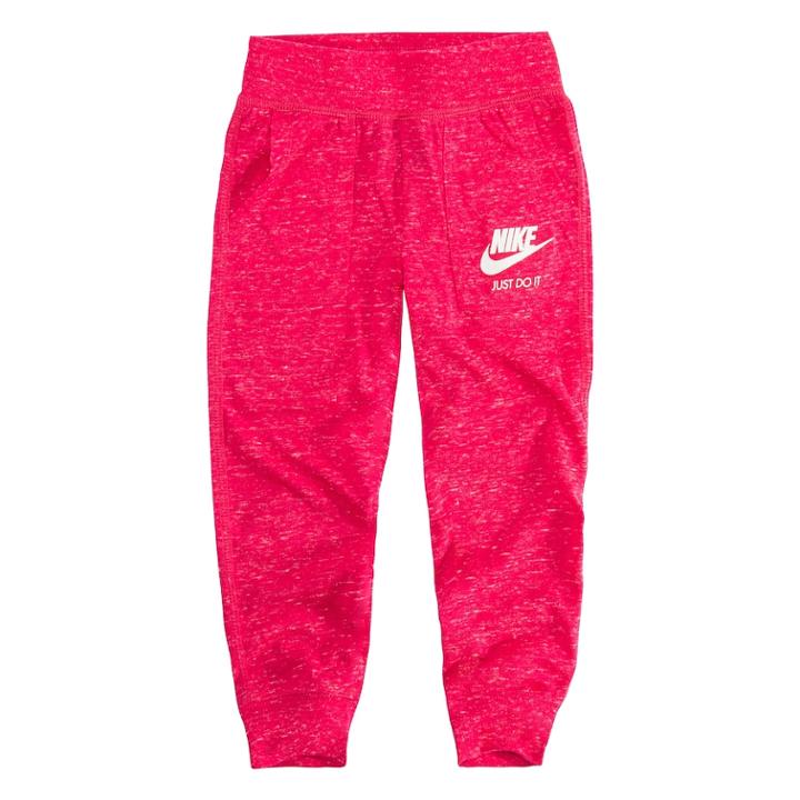 Girls 4-6x Nike Space-dye Jogger Pants, Size: 4, Brt Pink