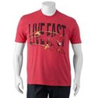 Big & Tall Dc Comics The Flash Live Fast Tee, Men's, Size: 2xb, Red