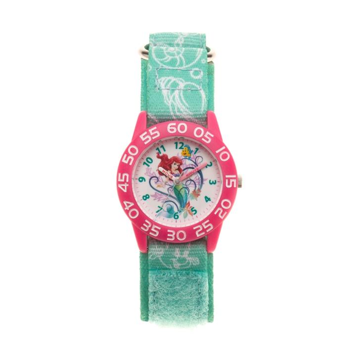 Disney Princess Ariel Kids' Time Teacher Watch, Girl's, Size: Medium, Blue