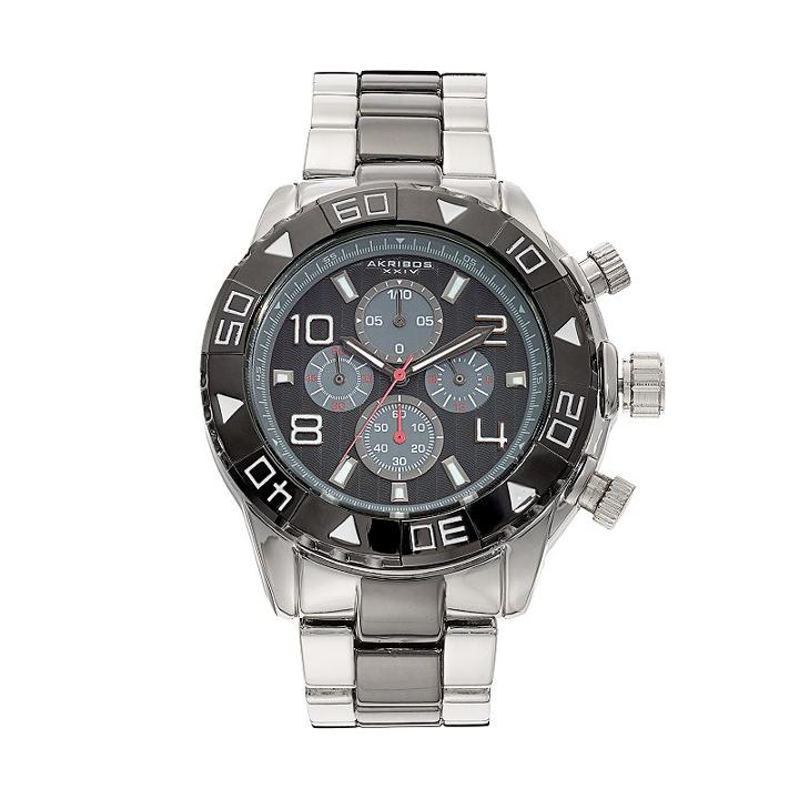 Akribos Xxiv Men's Chronograph Watch, Multicolor