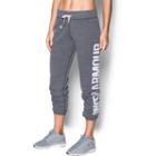 Women's Under Armour Favorite Fleece Pants, Size: Xl, Grey Other