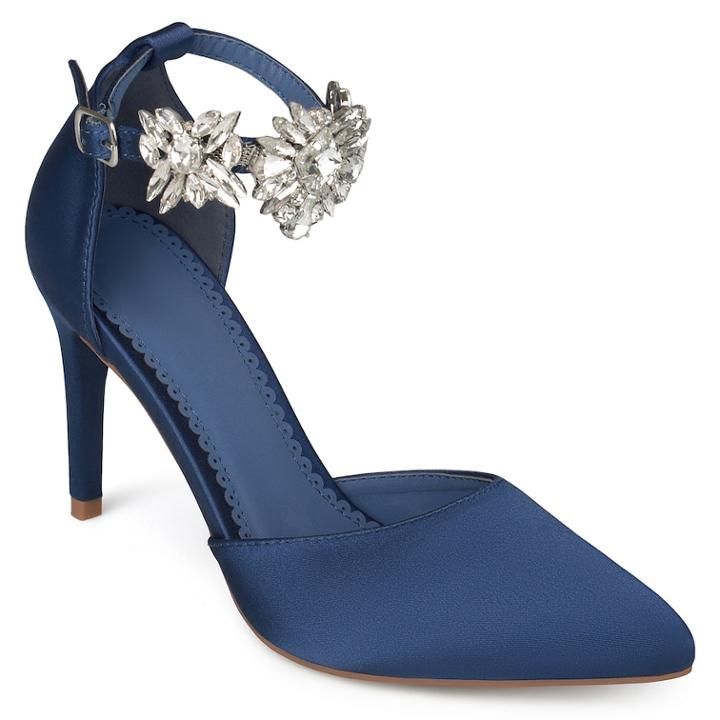 Journee Collection Loxley Women's High Heels, Size: Medium (7.5), Blue (navy)