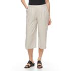 Petite Apt. 9&reg; Pull-on Culottes, Women's, Size: Xl Petite, Lt Beige