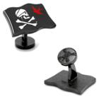 Disney Pirates Of The Caribbean Jack Sparrow Flag Cuff Links, Men's, Black