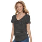 Juniors' So&reg; Perfect Tee, Teens, Size: Medium, Black