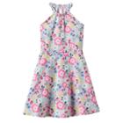 Girls 4-10 Jumping Beans&reg; Print Halter Dress, Girl's, Size: 4, Light Grey