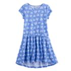 Girls 4-10 Jumping Beans&reg; Drop Waist Dress, Size: 6, Blue (navy)