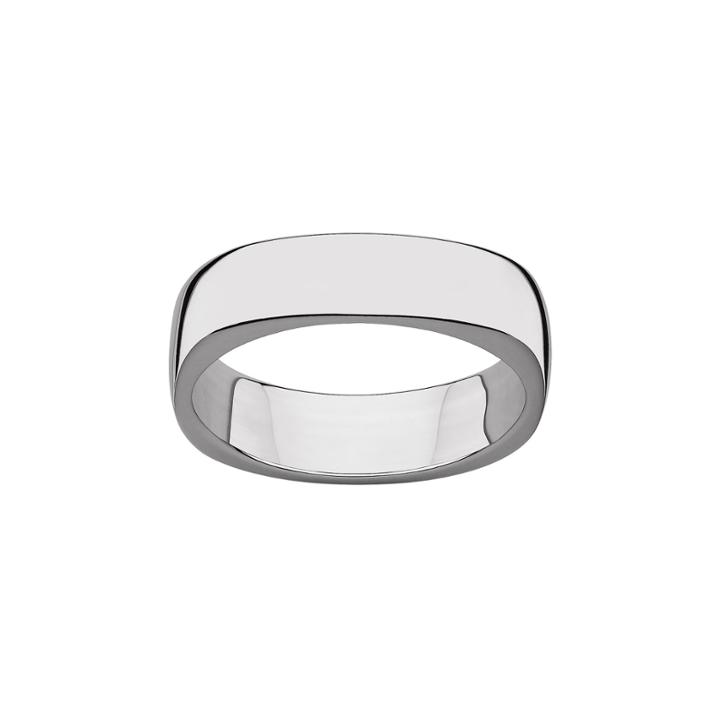 Sterling Silver Wedding Band, Adult Unisex, Size: 5, Grey