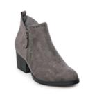 Sonoma Goods For Life&trade; Stone Women's Ankle Boots, Size: Medium (6), Med Grey