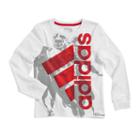 Boys 4-7x Adidas Go-to Sports Player Tee, Boy's, Size: 4, White