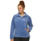 Plus Size Columbia Three Lakes Fleece Jacket, Women's, Size: 1xl, Drk Purple