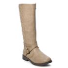 So&reg; Carrie Girls' Tall Riding Boots, Size: 5, Lt Beige