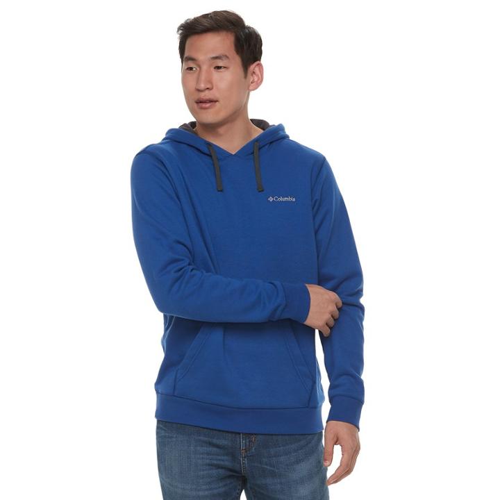 Men's Columbia Deschutes Rapids Fleece Hoodie, Size: Large, Blue