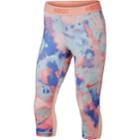 Girls 7-16 Nike Pro Victory Capri Leggings, Size: Medium, Brt Orange