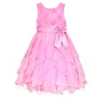 Girls 7-16 American Princess Corkscrew Ruffle Dress, Size: 8, Pink
