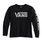 Boys 8-20 Vans Off The Wall Tee, Size: Large, Black