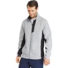Men's Izod Advantage Regular-fit Performance Shaker Fleece Jacket, Size: Xxl, Light Grey
