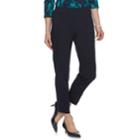 Women's Croft & Barrow&reg; Polished Pull-on Ankle Pants, Size: 14, Dark Blue