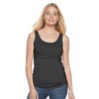 Maternity A:glow Popover Nursing Tank, Women's, Size: M-mat, Black