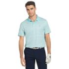 Big & Tall Izod Ace Classic-fit Striped Performance Golf Polo, Men's, Size: L Tall, Turquoise/blue (turq/aqua)