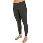 Women's Hot Chillys Micro-elite Chamois Ankle Tights, Size: Small, Black