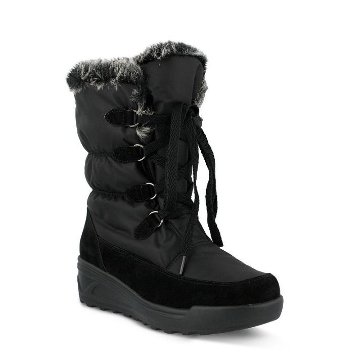 Spring Step Prevo Women's Waterproof Winter Boots, Size: 41, Black