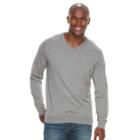 Men's Croft & Barrow&reg; True Comfort Classic-fit V-neck Sweater, Size: Small, Med Grey
