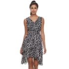 Women's Jennifer Lopez High-low Ruffle Fit & Flare Dress, Size: Xs, Black