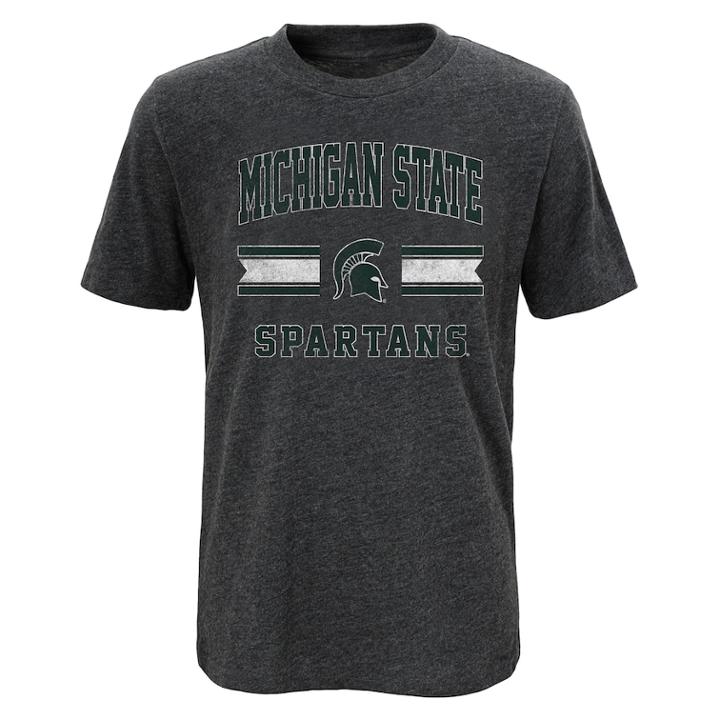 Boys 4-18 Michigan State Spartans Player Pride Tee, Size: 12-14, Grey