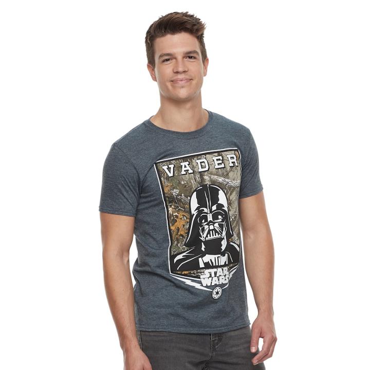 Boys 8-20 Darth Vader Graphic Tee, Size: Small, Dark Grey