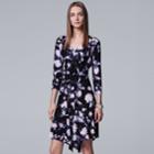 Women's Simply Vera Vera Wang Faux-wrap Drape Dress, Size: Xs, Oxford