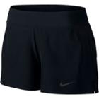 Women's Nike Baseline Tennis Shorts, Size: Large, Grey (charcoal)